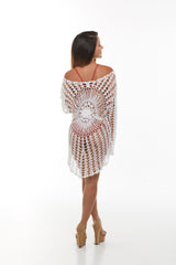 Long Sleeve Crochet Cover up Style #7341