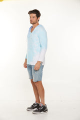 Tie-dye raglan reverse slub terry hoodie Style #4557