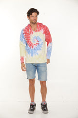 Raglan Cut  Hooded Sweatshirt w/Drawstring raw edges Style #4542