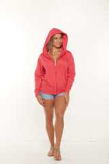 Super Soft Unisex Full zip hoodie with kangaroo pocket Style #4505