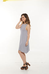 Mock Neck Tunic Dress with pockets Style #7311