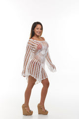 Long Sleeve Crochet Cover up Style #7341