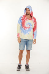 Raglan Cut  Hooded Sweatshirt w/Drawstring raw edges Style #4542